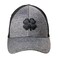 Black Clover Unisex Lucky Heather Mesh Black/Grey Fitted Golf Hat, Small/Medium