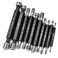 YWBL-WH 10Pcs Thread Plug Gage Nut Bolt Thread Checker Double End Through Stop Measurement Hand Tool (Imperial Thread