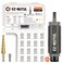 EZ-NUTUL Rivet Nut Installation Tool Set Flat Head Rivnut Threaded Insert Nut Kit SAEMetric for Metal Heavy Duty Zinc Plated Nutsert (1/4-20(Rivet Nut Tool-25pcs, Stainless