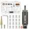 EZ-NUTUL Rivet Nut Installation Tool Set Flat Head Rivnut Threaded Insert Nut Kit SAEMetric for Metal Heavy Duty Zinc Plated Nutsert (1/4-20(Rivet Nut Tool-25pcs, Stainless