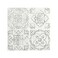 Smart Tiles Peel and Stick backsplash, Square WhiteGray, 9"x9