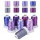 Simthread 8 Shades 550Yds Each 40WT Polyester Embroidery Thread Purple Set