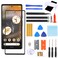 UYGHHK Pixel 6A Screen Replacement, Front Glass Outer Panel Repair Kit Compatible with Google Pixel 6A 6.1"(No LCDTouch Digitizer