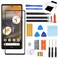 UYGHHK Pixel 6A Screen Replacement, Front Glass Outer Panel Repair Kit Compatible with Google Pixel 6A 6.1"(No LCDTouch Digitizer