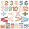 Eersida 27 Pcs Educational Math Posters Set for Classroom, Boho
