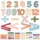 Eersida 27 Pcs Educational Math Posters Set for Classroom, Boho