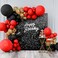 Kate Black Shimmer Wall Backdrop, 24pcs Sequin Panels