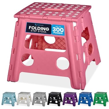 Handy Laundry Folding Step Stool 13 Inch, Sturdy for Adults, Non-Slip