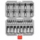 ARES 31030 32-Pc Master SAEMetric Hex Bit Socket Set - 1/4,3/8,1/2-In