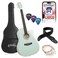 Ashthorpe 41-inch Beginner Cutaway Acoustic Guitar (Mint Green, Full Size Basic Starter Kit w/Gig Bag, Strings, Strap, Picks, and Lessons