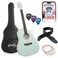 Ashthorpe 41-inch Beginner Cutaway Acoustic Guitar (Mint Green, Full Size Basic Starter Kit w/Gig Bag, Strings, Strap, Picks, and Lessons