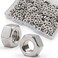 ZQZ M4-0.7 Hex Nuts,300PCS Stainless Steel Hardware Nut 304 ss Threaded Nut