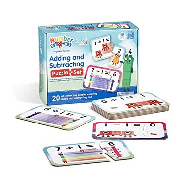 hand2mind Numberblocks Adding and Subtracting Puzzle Set, Ages 3