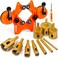 THINKWORK Diamond Drill Bits, Dry/Wet Brazing Hollow Drill Hole Saw Kit