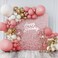 Kate Matte Pink Shimmer Wall Backdrop, 24pcs Sequin Panels