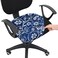 Smiry Stretch Printed Office Computer Desk Chair Seat Covers