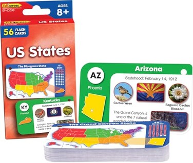Teacher Created Resources US States Flash Cards (EP62099