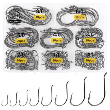 UCEC Circle Fishing Hooks Octopus Hooks Hook Saltwater Freshwater