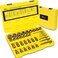 Topec 36Pcs ScrewBolt Extractor Kit, 3-in-1 Easy Out Screw Extractor Set, 3/8" Drive Broken Bolt Extractor Socket Set, for Damaged, Rounded, Stripped Screw Removal