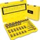 Topec 36Pcs ScrewBolt Extractor Kit, 3-in-1 Easy Out Screw Extractor Set, 3/8" Drive Broken Bolt Extractor Socket Set, for Damaged, Rounded, Stripped Screw Removal