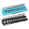 DURATECH Magnetic Socket Organizer Set, 1/4" SAEMetric Socket Holders