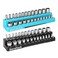 DURATECH Magnetic Socket Organizer Set, 1/4" SAEMetric Socket Holders