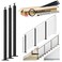 Muzata 8-12ft Modular Cable Railing Kit for Stairs Surface Mount 42in RW27