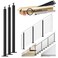 Muzata 8-12ft Modular Cable Railing Kit for Stairs Surface Mount 42in RW27