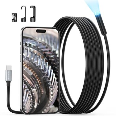 Teslong 10FT USB C Endoscope Camera for iPhone 15/16/17,Android Phone