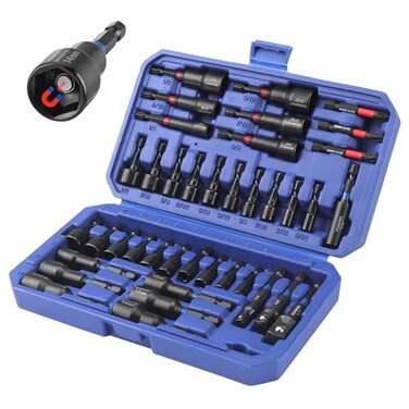 WORKPRO 39 PCS Magnetic Nut Driver Set, Impact Driver Bit 1/4" Hex Shank