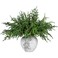 Yinder Xmas Artificial Norfolk Pine Branches with Pine Cones, 10 Pcs