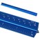 DSUWAZU 12" Architectural Scale Ruler, Aluminum Scale, Triangular Ruler, Scale Ruler for Blueprint Imperial Measurements for Architects Engineering Artists, Draftsman Drawing, Laser-Etched Markings.(B