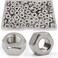 ZQZ6-32 Hex Nuts,220PCS Stainless Steel Hardware Nut 304 ss Threaded Nut