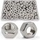 ZQZ6-32 Hex Nuts,220PCS Stainless Steel Hardware Nut 304 ss Threaded Nut