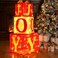Honoson 3 Sets Extra Large Christmas Lighted Gift Boxes Present Boxes