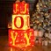 Honoson 3 Sets Extra Large Christmas Lighted Gift Boxes Present Boxes