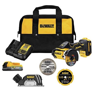 DEWALT 20V MAX Cordless Angle Grinder Kit, 3-in. (DCS438E1