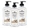 J.R. Watkins Moisturizing Gel Hand Soap Dispenser 3 Pack, Coconut, 11 fl oz