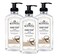 J.R. Watkins Moisturizing Gel Hand Soap Dispenser 3 Pack, Coconut, 11 fl oz