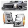 HECASA LED Projector Headlight Compatible with 2007-2014 Cadillac Escalade