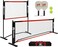 Hoverphenix Small Pickleball Net Set - 4FT/10FT Dink Rebounder Net with Paddle Set of 2