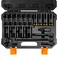 BOEN Pro 20-Piece 1/2" Drive Deep Impact SAE Socket Set, 3/8"-1-1/4", CR-MOCR-V Steel, Upgraded TorqueDurability, Includes Extensions, Joint, Adapter – Meets ANSI