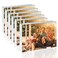 Egofine 4x6 Acrylic Frames 6 Pack, 20mm Thicker Frameless Clear Picture Frames, Double Sided Magnetic Picture Frames, Free Standing Desktop Display