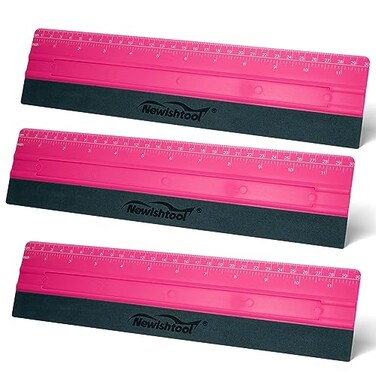 NEWISHTOOL 11.8" Felt Squeegee for Vinyl 29.8cm Big Size Ruler Squeegee Kit