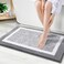 OLANLY Bathroom Rugs 30x20, Soft Absorbent Microfiber Bath Rugs, Grey