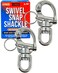 Better Boat Stainless Steel Quick Release Snap Shackles, 2-Pack