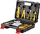 Dasxskj Pass Through RJ45 Crimp Tool Kit, Network Tool Kit, Ethernet Crimper Cat6 Cat5e Cat5 Crimping Tool with Wire Tracker, 110/88 Punchdown Tool, Cat6 Pass Through Connectors, Wire Stripper