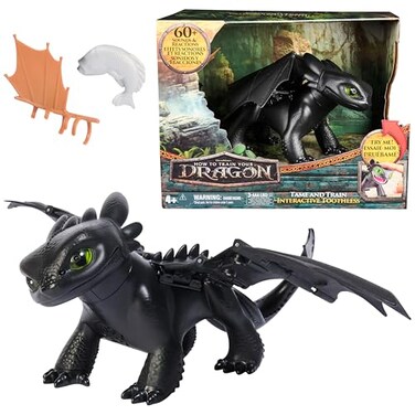 Dreamworks Dragons TameTrain Interactive Toothless Toy