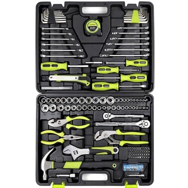 FASTPRO 225-Piece Home Repairing Tool Kit with Tool Box
