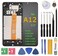 UYGHHK LCD Screen Replacement for Samsung Galaxy A12 s127dl a125a a125w 6.5" Assembly LCD Display Touch Screen Digitizer Tools Kit with Frame